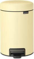 Brabantia NewIcon Prullenbak - 3 litres - Yellow Mellow