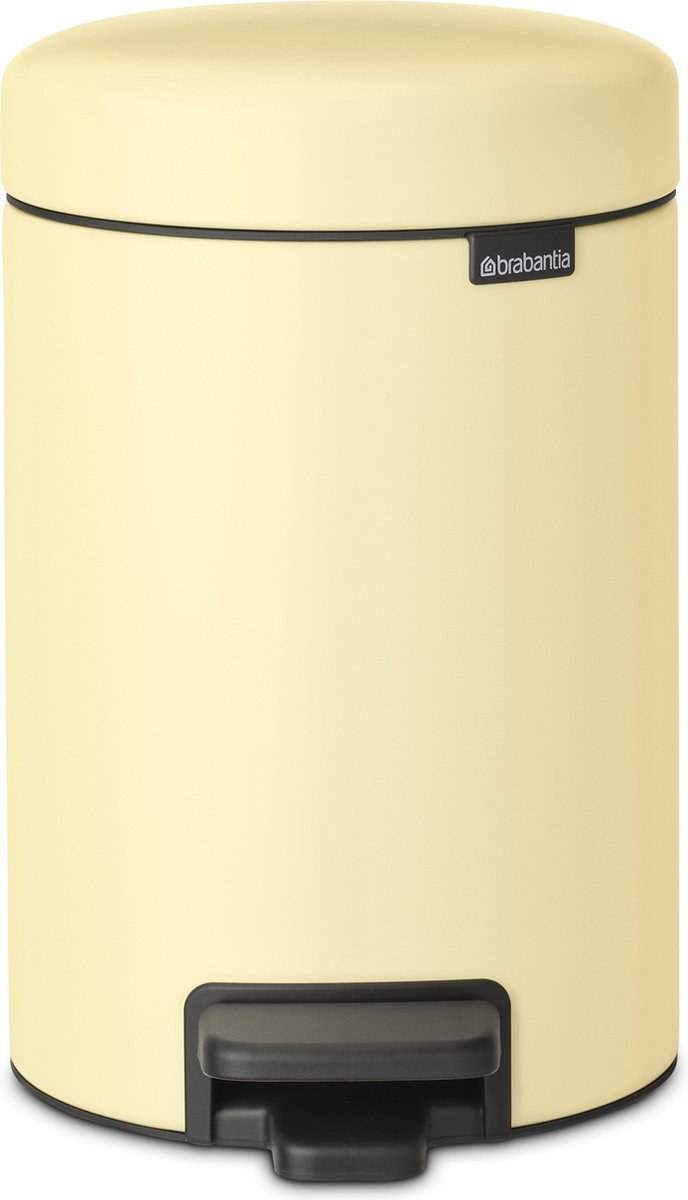 Goedkoopste Brabantia NewIcon Prullenbak - 3 liter - Mellow Yellow