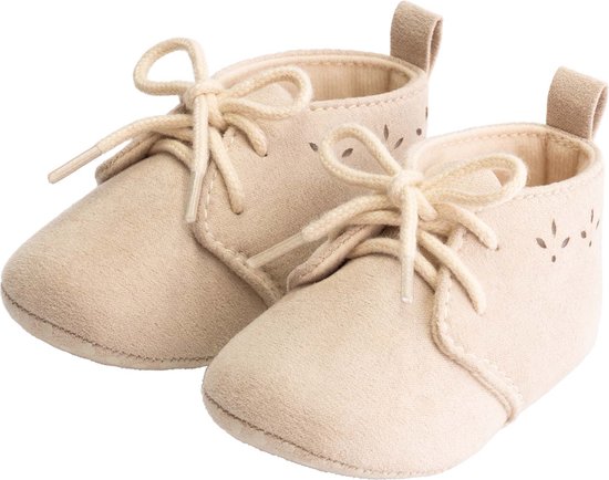 Prénatal baby schoenen - Meisjes - Light Brown Melange - Maat 17