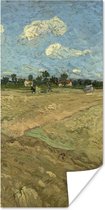 Poster Geploegde akkers - Vincent van Gogh - 20x40 cm