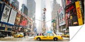 Poster New York - Taxi - Architectuur - 40x20 cm