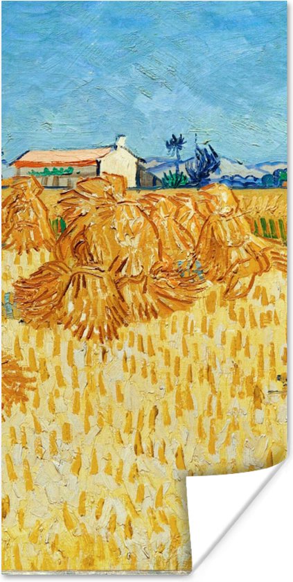 Poster Oogst in de Provence - Vincent van Gogh - 40x80 cm