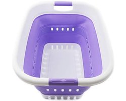 Heupwasmand - Wasmand Ergo - Ergonomische Wasmand - Wit - Paars