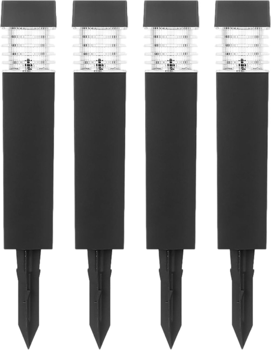 Opard buitenverlichting op zonne-energie, 8 led-zonnelampen voor