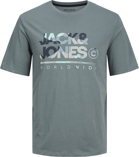 JACK&JONES JJLUKE TEE SS CREW NECK Heren T-shirt - Maat S