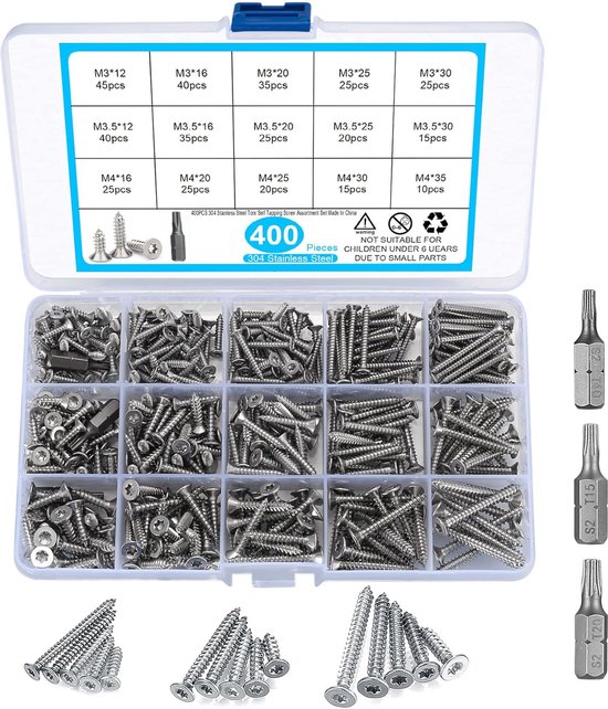 zelftappende schroevenassortimentset,selftapping screw assortment set