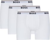BOSS - Boxershorts Power 3-Pack Wit - Heren - Maat XXL - Body-fit