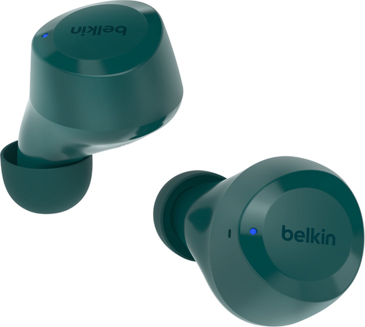 Belkin SoundForm Bolt Headset Draadloos In-ear Gesprekken/Muziek/Sport/Elke dag Bluetooth Blauwgroen