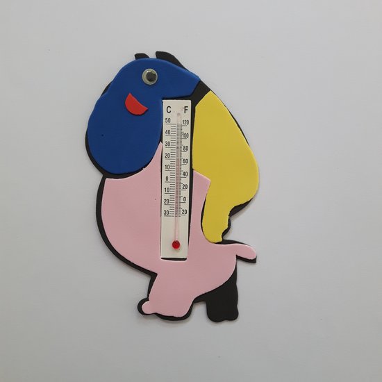 thermometer Pinguin temperatuur meter muursticker