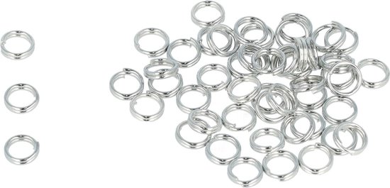 Splitringen 5mm 50 Stuks DIY Haaraccessoires Sieraden Oorbellen Maken Onderdelen Split Ringen