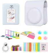 Somstyle Set complet Accessoires de vêtements pour bébé pour Fujifilm Instax Mini 12 – Sac pour appareil photo avec Filtres, album photo et plus – Wit