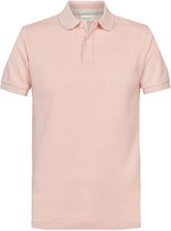 Profuomo slim fit heren polo - roze - Maat: XL