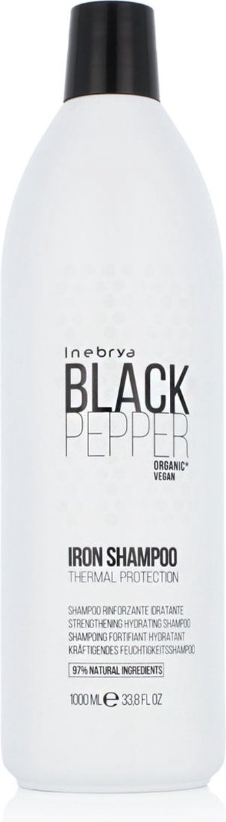 Inebrya - Black Pepper Iron Shampoo Strengthening Moisturizing Shampoo For Hair 1000Ml