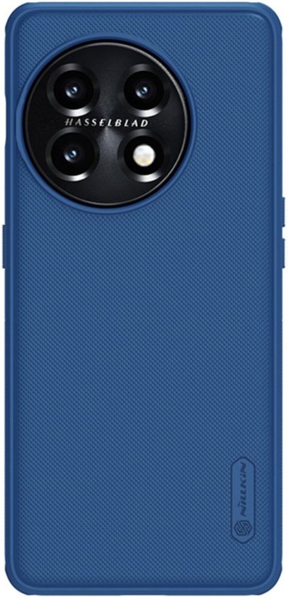 Nillkin Super Frosted Shield OnePlus 11 Hoesje Back Cover Blauw
