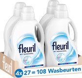 Bol.com Fleuril Renew Wit- Vloeibaar Wasmiddel - Voordeelverpakking - 4x27 Wasbeurten aanbieding