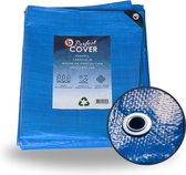 Bâche Perfect Cover - 6 x 8 mètres - Blauw - 80gr/m² - 100% étanche - 100% Protection UV - 100% indéchirable