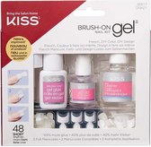 Kiss Plaknagels Brush-On Gel Nail Kit - Kunstnagels - Plaknagels Zelfklevende - Nepnagels