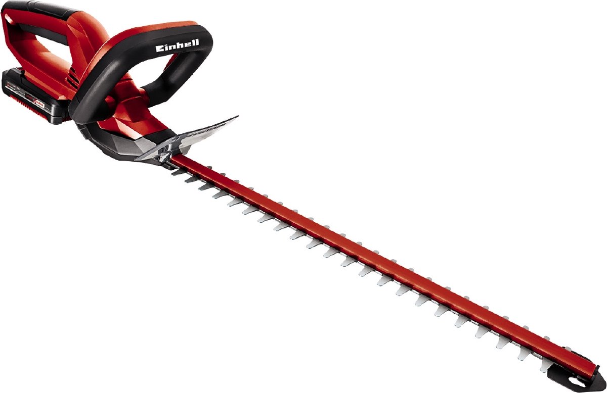 Bol.com Einhell Accu Heggenschaar GC-CH 1846 Li Kit - Power X-Change - 18 V/Li-ion - Snoeilengte: 46 cm - Tandafstand: 15 mm - E... aanbieding