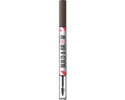 Maybelline - Build-a-Brow - Wenkbrauwpotlood/-gel - voor elk type wenkbrauw - creëert natuurlijke, vollere wenkbrauwen in slechts 2 stappen - Black Brown