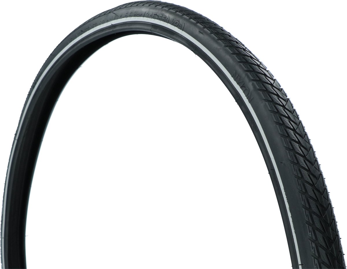 Dresco Buitenband Traveller - Bandenmaat 28x1 5/8x 1 3/8 – ETRTO maat 37-622 – Anti-lek band met Anti Puncture System (APS) – Met 3mm brekerlaag - Veilige reflectie - Lage rolweerstand – Zeer hoge lekbestendigheid - Optimale grip – Zwart