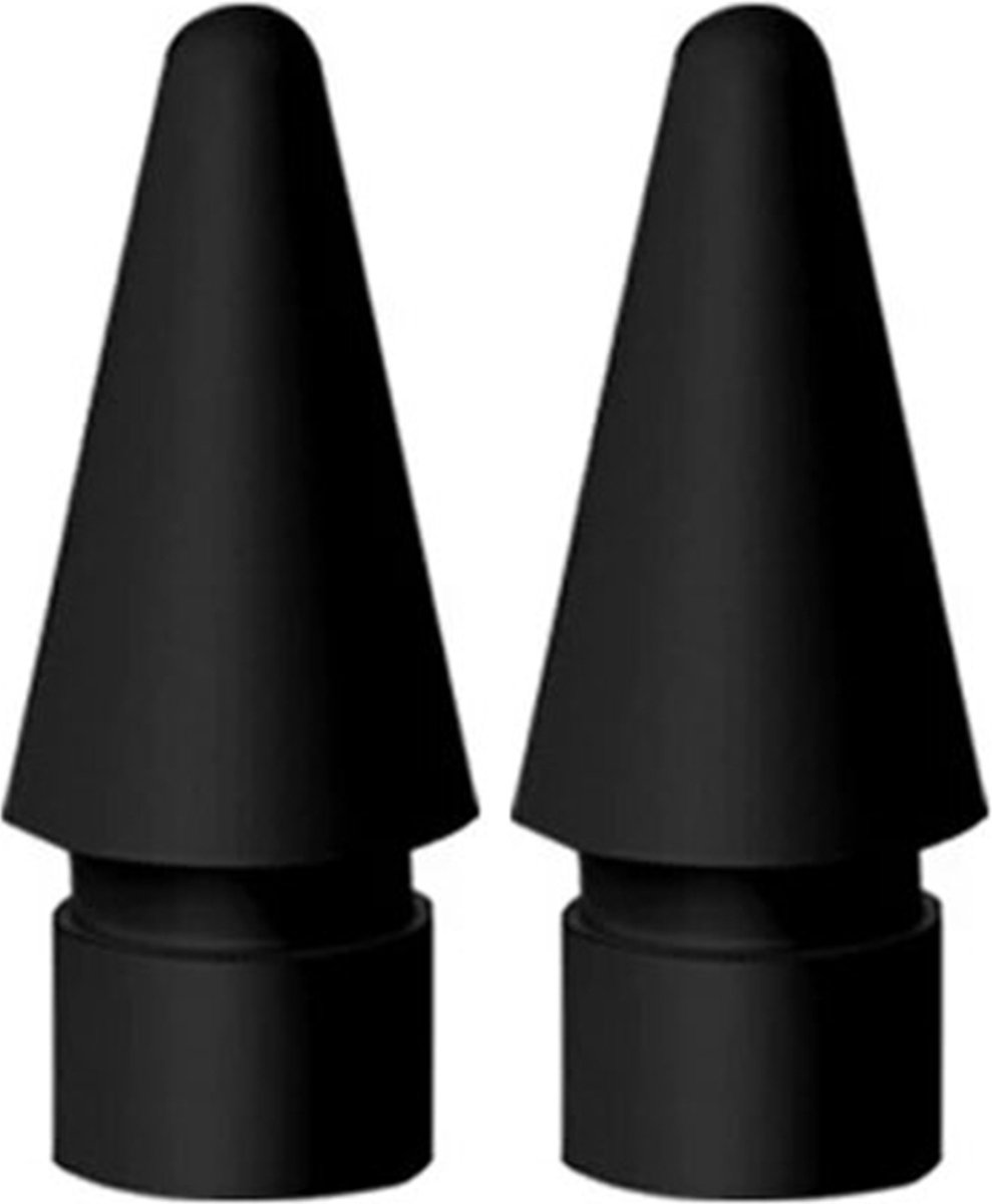 Ibley punten voor Apple Pencil 1/2 zwart - 2 stuks - Replacement tips - Vervangende punten