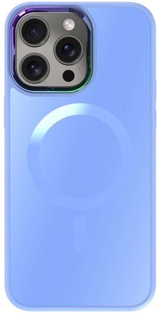 Hoesje met MagSafe geschikt voor iPhone 15 Pro Max | Guard Armor | Blauw