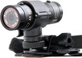 Bol.com Camera Action Cam - Visie 360 Pro Fiets/Motor Actiecamera - 170° Groothoek 1080P 30FPS 8MP Mini USB Opladen Video-opname... aanbieding