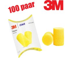 Ear Classic - 100 paar - 3M oordopjes - slapen werken motorrijden festivals