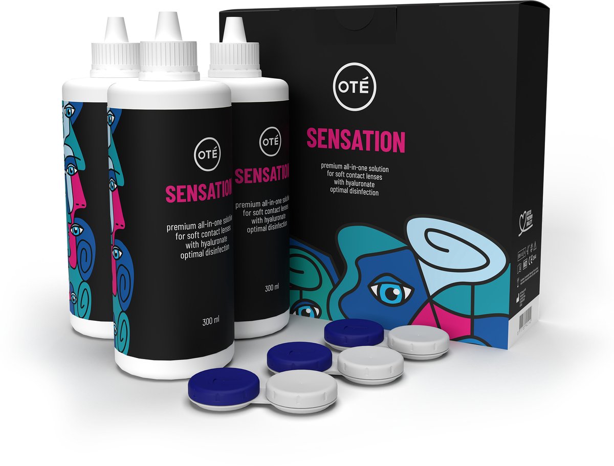 Oté Sensation All-in-one value pack (3 x 300 ml) lenzenvloeistof op Prijzenvolger.com