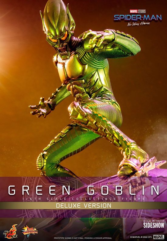 Foto: Hot toys green goblin deluxe version 1 6 scale figure hot toys spider man no way home figuur