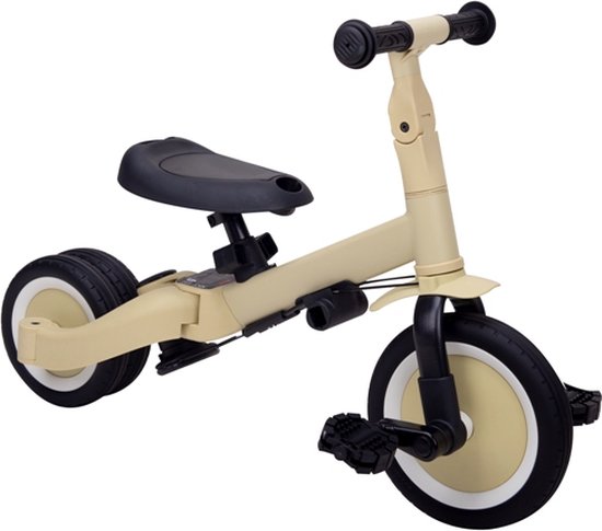 Topmark - Lio - 4 in 1 Driewieler Met Duwstang - Pistache