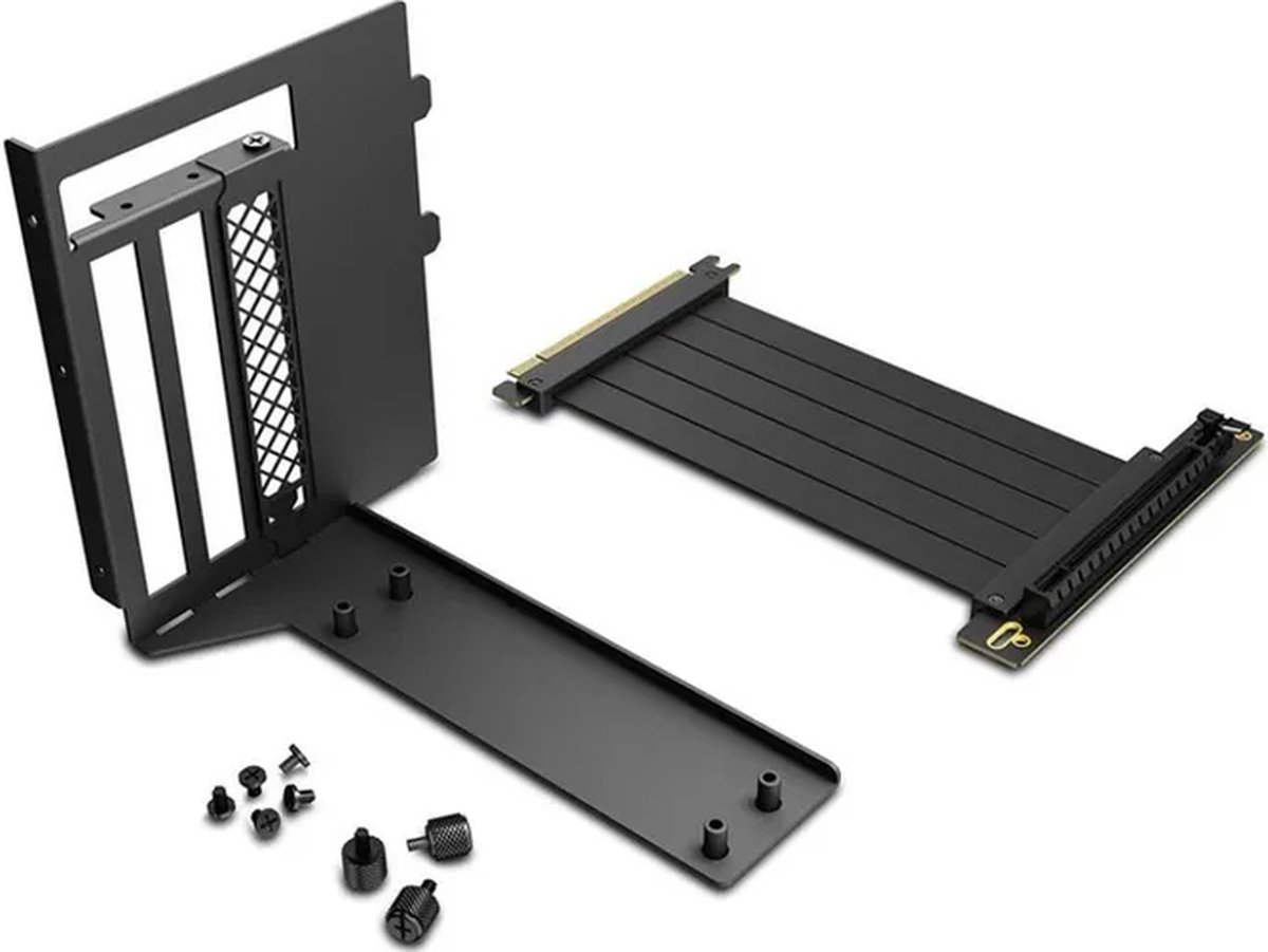 Sharkoon Rebel C50 - Vertical GPU Kit 4.0- Compatibel met Rebel C50 - PCIe 4.0 - zwart, wit