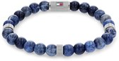 Tommy Hilfiger Bijoux TJ2790436 Bracelet Homme Sodalite Perles 18,5cm