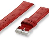 Morellato Horlogebandje - Morellato horlogeband X2269 Bolle - leer - Rood - bandbreedte 12.00 mm