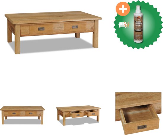 Vidaxl Salontafel 1 Bruin 50 X 35 X 36 Cm Theetafel