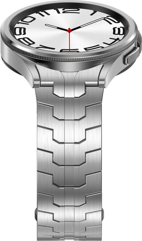Bracelet en acier - acier inoxydable - adapté pour Samsung Galaxy Watch 6 / Watch 6 Classic / Watch 5 / Watch 5 Pro / Watch 4 / Watch 4 Classic - argent