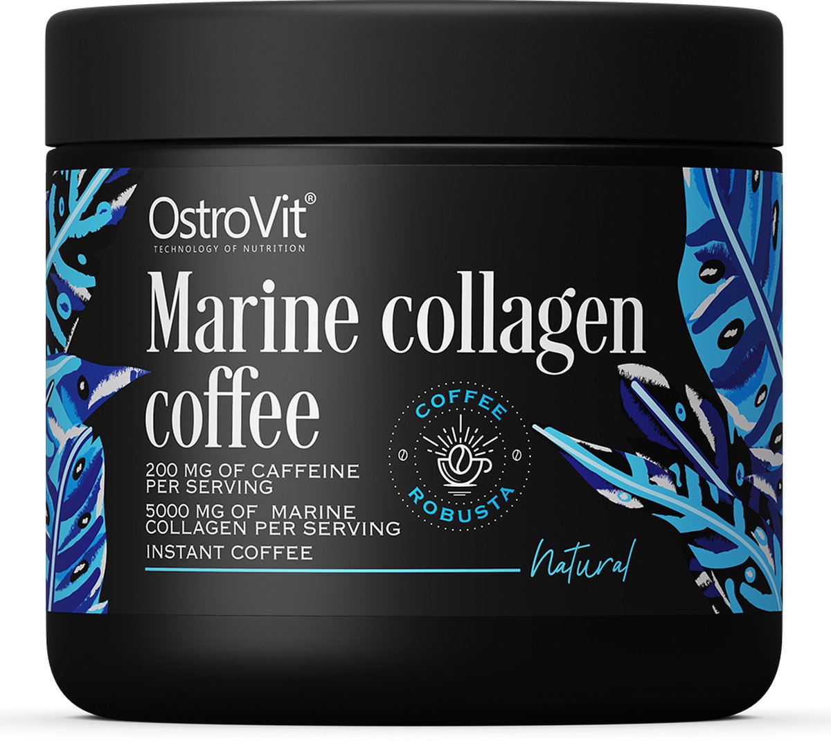 Goedkoopste OstroVit - Koffie met Marine Collageen - 150 g - Coffee with Marine Collagen - natural