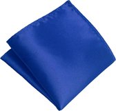 Fako Fashion® - Pochette - Pochet - Satijn - 22x22cm - Royal Blauw