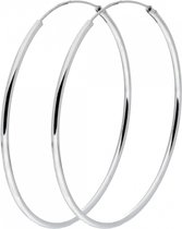 Glowdraadoorringen - zilver - Ø50 mm - ronde buis - 1.9 mm