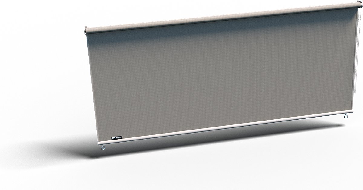 Platinum Sun & Shade - Rolgordijn voor buiten - B248xL240cm - Greige - 5 jaar garantie - 95% UV protectie – Sterk geweven 285 g/m² - Hoge kleurechtheid
