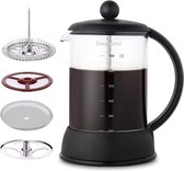 Eclipse 800 ml French Press Koffiezetapparaat Koffiepers met borosilicaatglas