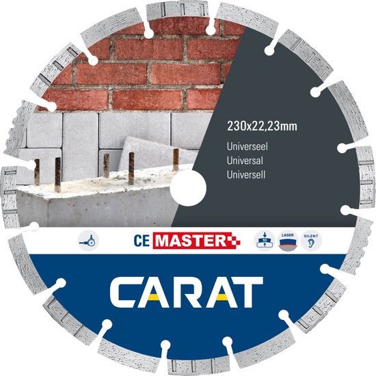 Carat Diamantzaag Universeel Ø230X22,23Mm, Ce Master