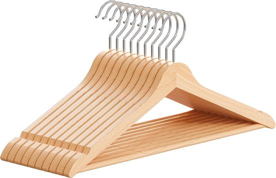 Kleerhangers van hout Houten hanger voor jouw garderobe - Haak draait