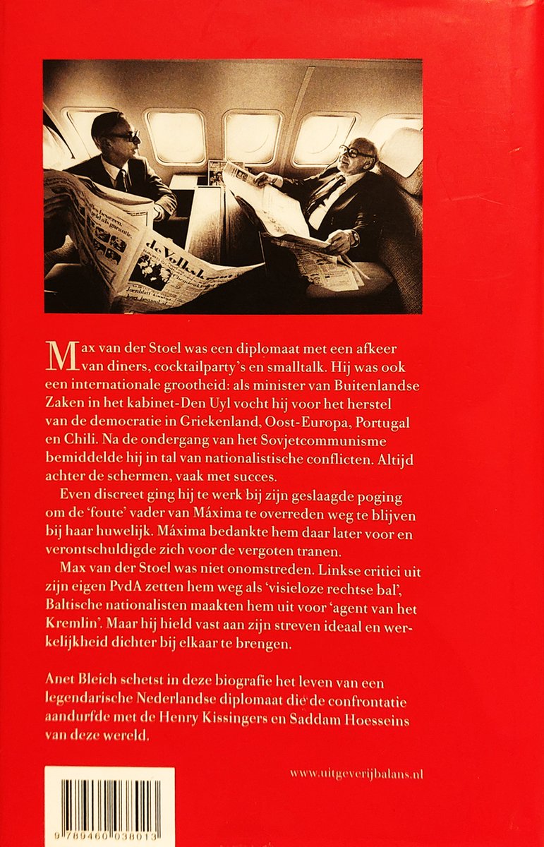 De stille diplomaat - back cover