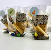 100 petits sacs à friandises - Emballage sucre baptême - Sachets bonbons