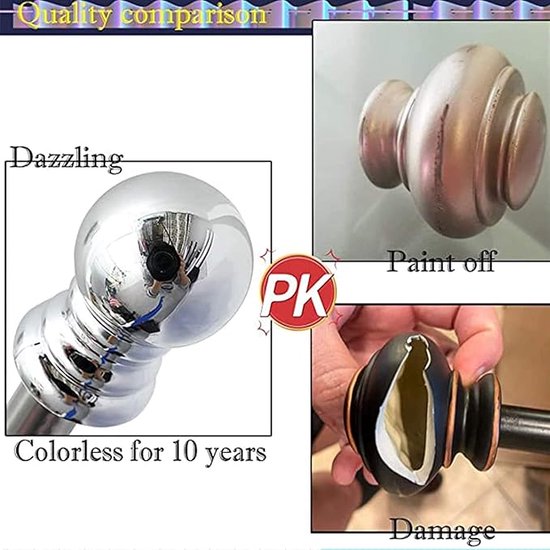 gordijnroede kledingstang, douchegordijnstang, extra lang