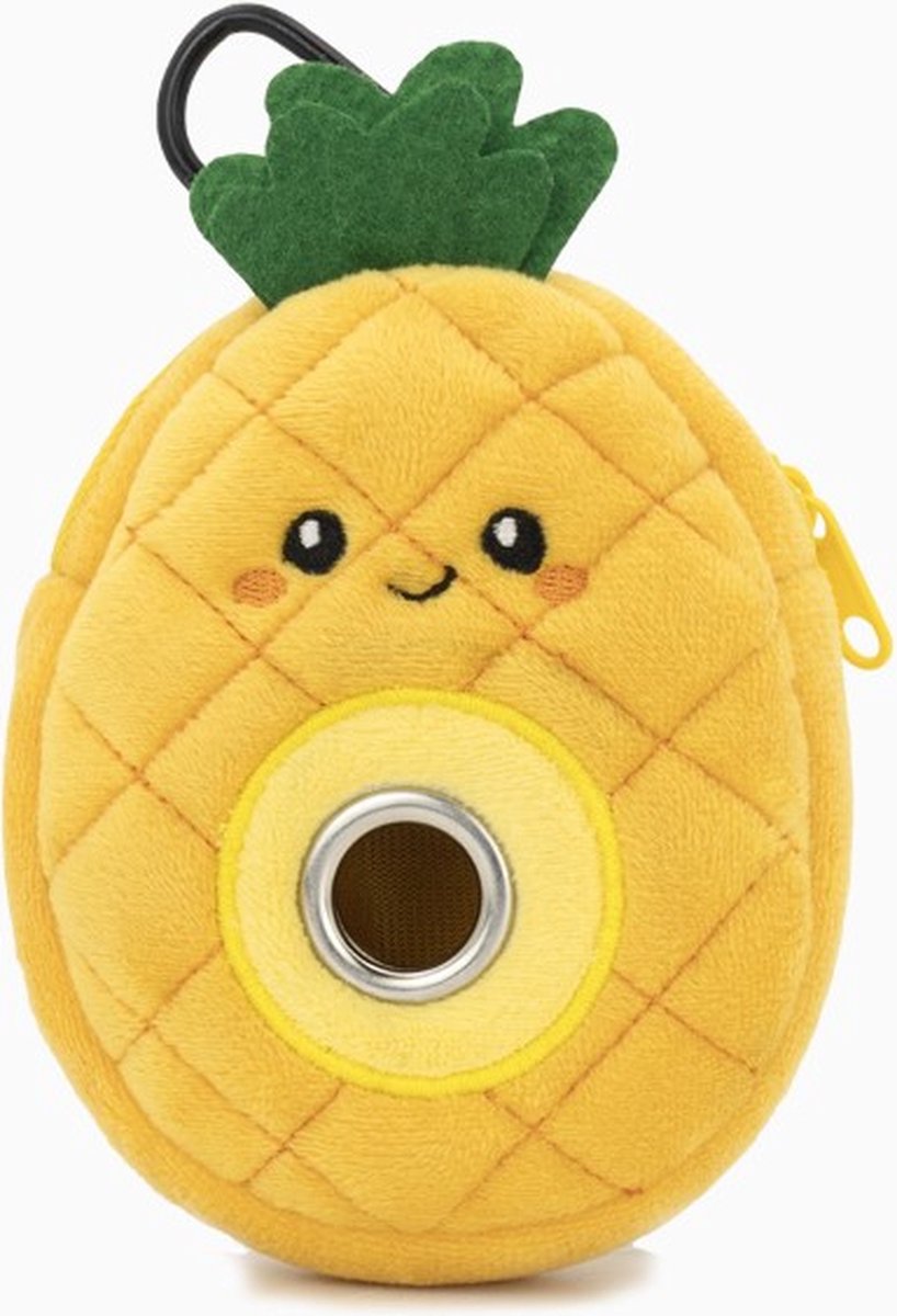 HugSmart - Pooch Pouch - Pineapple - poepzakjes dispenser - Hond - Dispenser - Hondenpoepzakjes - poepzakjeshouder
