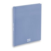 Verhaak - Agenda 2024/2025 - Trendy blauw - Week op 2 pagina's - Hardcover - A5 (22x16cm)