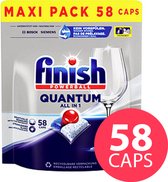 Finish Quantum All in One Regular Vaatwastabletten - 58 Capsules