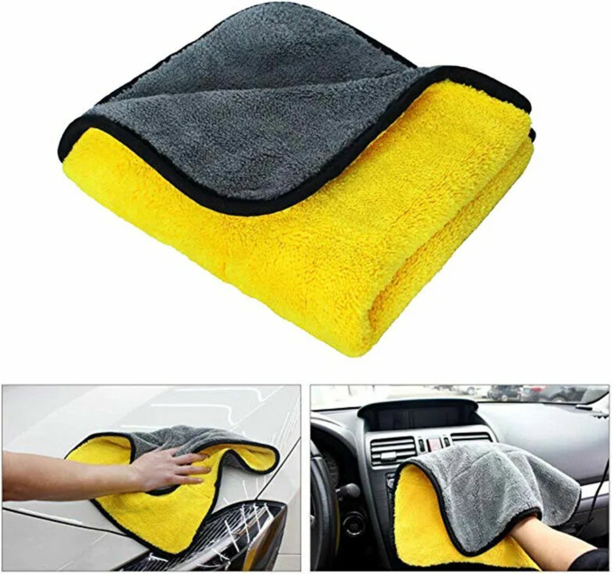 Goedkoopste Microvezel Auto Droogdoek - Poetsdoek - Drying Towel - Duurzaam - Droogdoek - Wasbaar - LOUZIR